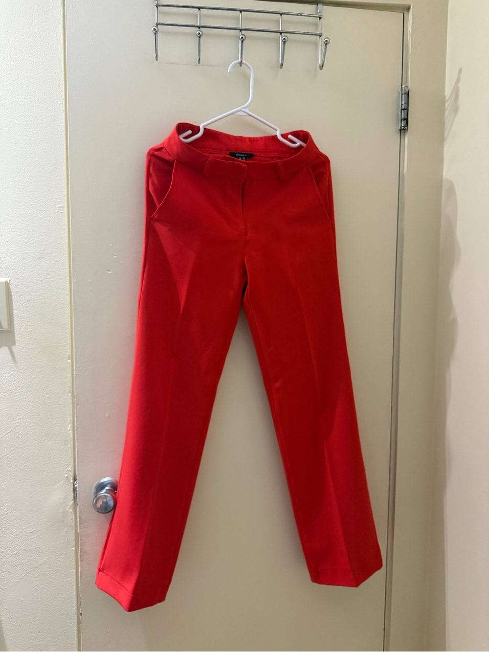 Forever 21 Men's Red Dress Pants - Straight Leg